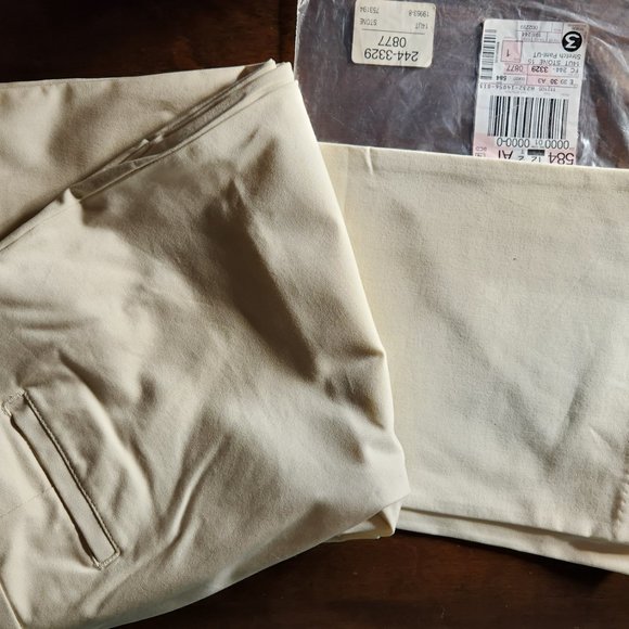 14 Ultra tall pants tan, front zipper - Picture 2 of 7